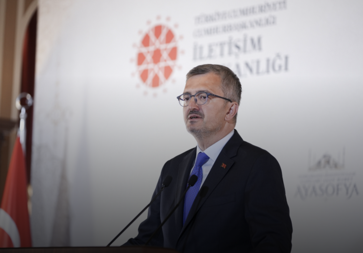 İletişim Başkanı Duran, “Fethin Nişanesi, Medeniyetin Kalbi: Çağları Aşan Mabet Ayasofya” Programında Konuştu